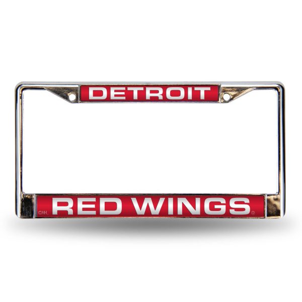 Detroit Red Wings Chrome Laser License Frame on Sale - Image 2