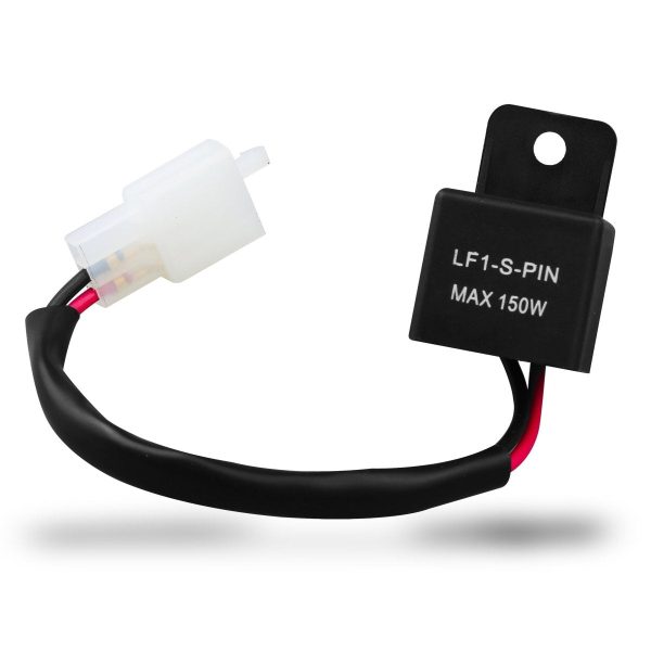 2-Pin LED Flasher Relay Fix Motorcycle Turn Signal Bulbs Hyper Flash Online now