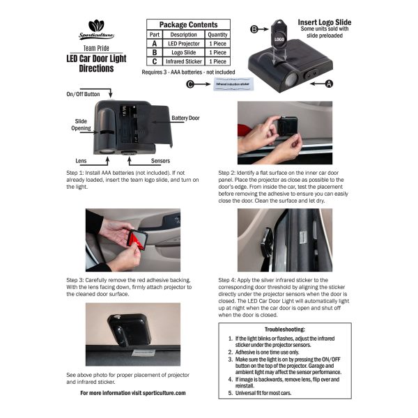 Houston AstrosLED Car Door Light Discount - Image 3