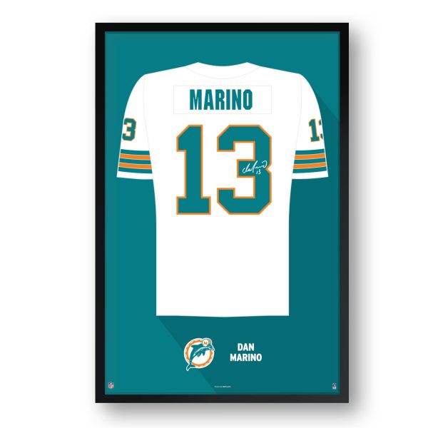 Miami DolphinsDan Marino Jersey Print Supply